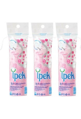 Ipek Makyaj Temizleme Pedi 70'li x 3 Adet