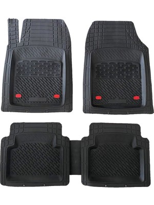 Team Car Teamcar Safir  Peugeot Partner Tepe 2008 Sonrası Siyah Derin Havuzlu 3D Paspas