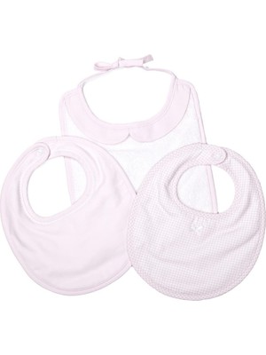 Oxford Soft Pink Önlük 3'lü Set