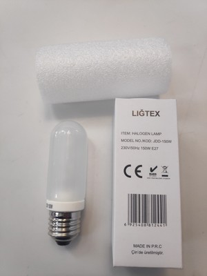 Liğtex 150 Watt E-27 Halolux Ceram 644402 Eko Halojen Ampul Buzlu