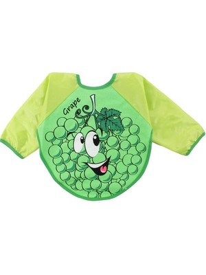 Belinay Üzüm Motif Kollu Mama Önlüğü