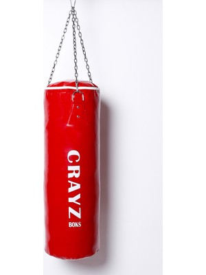 Tekiner 80X30 cm Içi Dolu Boks Kum Torbası + Tavan Askı Aparatı