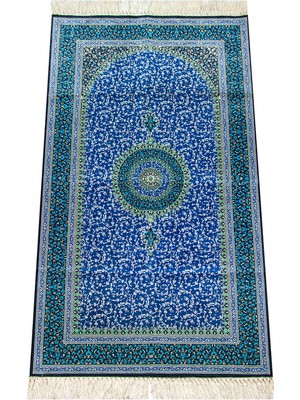 İhvan Ipekşah Ipekli Seccade - Mavi Renk
