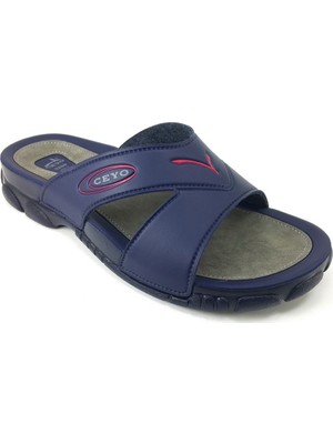Ceyo 3200-1 Comfort Erkek Terlik-Lacivert