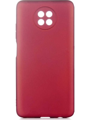 Smcase Xiaomi Redmi Note 9t Kılıf Mat Soft Premier Silikon Mürdüm
