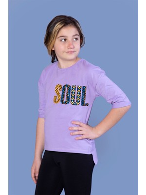Toontoy Kids Kız Çocuk Soul Baskılı T-Shirt