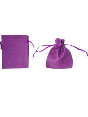 Hayaller Dükkanı Kese Çuval Natural Lila Küçük 9X12CM P20