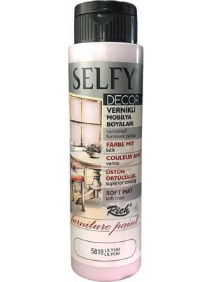 Rich Selfy Decor Vernikli Boya 500 cc - Lilyum 5818