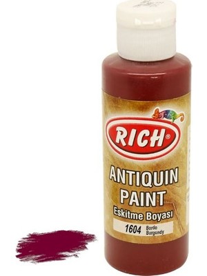 Rich Antiquin Eskitme Boyası 120 cc Bordo 1612