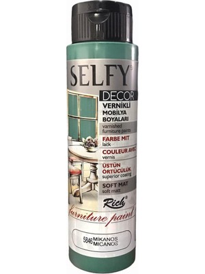 Rich Selfy Decor Vernikli Boya 500 cc - Mikanos 5846