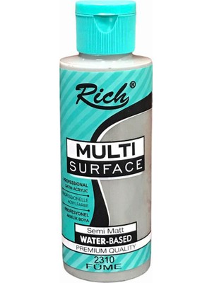 Rich Multi Surface Her Yüzey Için Akrilik Boya 120 cc - Füme 2310