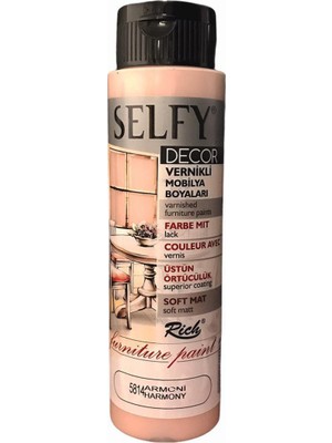 Rich Selfy Decor Vernikli Boya 500 cc - Armoni 5814