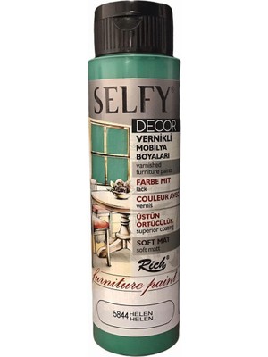 Rich Selfy Decor Vernikli Boya 500 cc - Helen 5844