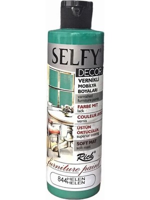Rich Selfy Decor Vernikli Boya 240 cc - Helen 844
