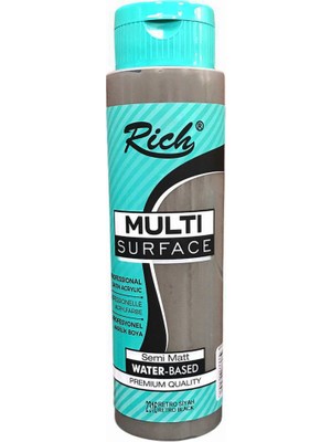 Rich Multi Surface Her Yüzey Için Akrilik Boya 500 cc - Retro Siyah 2316