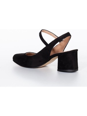 Moda Değirmeni Kadın Klasik Topuklu Ayakkabı MD1004-119-0006