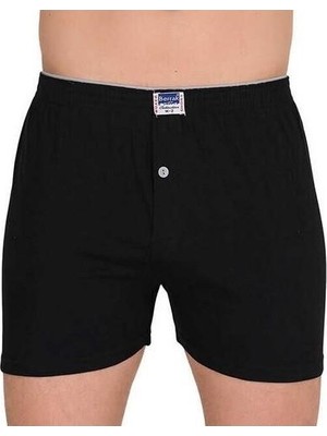 Berrak 2 Adet Berrak 1099 Düğmeli Erkek Boxer %100 Pamuk Penye Boxer