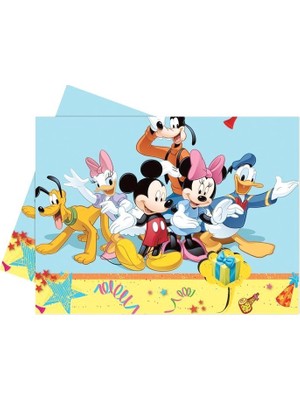 Balonevi Mickey Mause ve Arkadaşları Masa Örtüsü