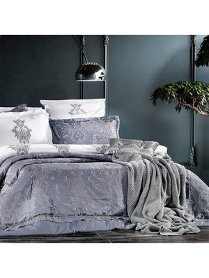 Zebra Casa Meghan Mavi Trikolu Çeyiz Seti