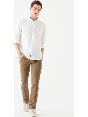 Mavi Erkek Marcus Comfort Bej Gabardin Pantolon 0035133721