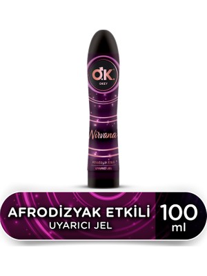 Okey Nirvana Uyarıcı Jel 100 ml Afrodisyak Özelliği ile Aile Planlaması İçin