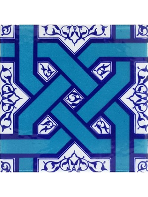 Can Seramik  20*20 Cm Cç6 Iznik Çini Karo  5' Li 1 Paket