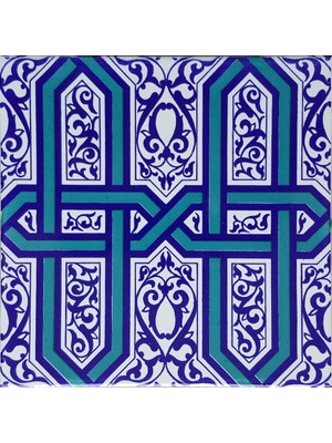 Can Seramik  20*20 Cm Cç9 Iznik Çini Karo  5' Li 1 Paket