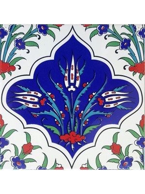 Can Seramik  20*20 Cm Cç45 Kütahya Çini Karo  5' Li 1 Paket