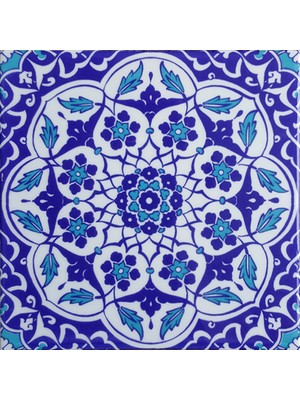 Can Seramik  20*20 Cm Cç92 Kütahya Çini Karo  5' Li 1 Paket