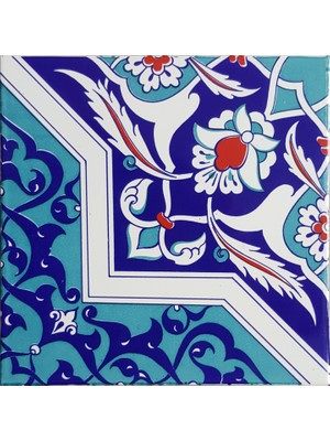 Can Seramik  20*20 Cm Cç49 Kütahya Çini Karo  5' Li 1 Paket