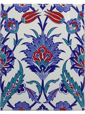 Can Seramik  20*25 Cm CÇ1019 Kütahya Çini Karo 5' Li 1 Paket