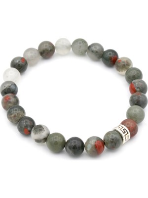 Murty99 Hakiki Doğal Dragon Jasper Taşı Bileklik  Doğal Taş 002