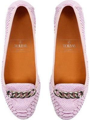 Rollbab Lilac Elegance Kadın Katlanabilir Babet Ayakkabı Çanta Set