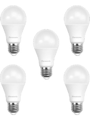 Panasonic 8,5W LED Ampul E-27 Kalın Duylu Günışığı 5 Adet