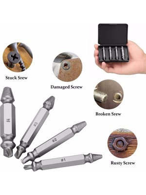 Speed Out Hasarlı Vida Çıkarıcı Bozuk Vida Çıkarıcı Matkap Ucu