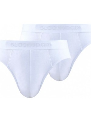 BLACKSPADE 9322 ERKEK MOOD 2 Lİ BEYAZ SLİP KÜLOT