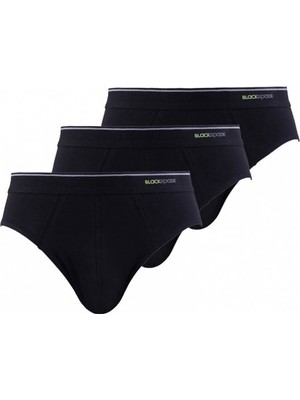 Tender Cotton 3'lü Siyah Slip 9672
