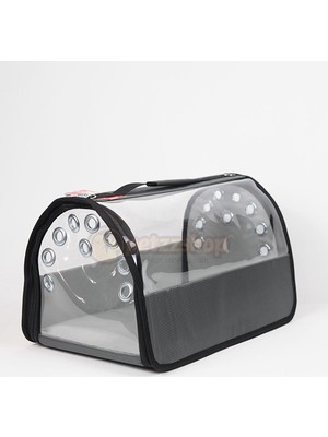 La Vista  Şeffaf Flybag Pet Taşıma Çantası Füme 26X43X27H cm