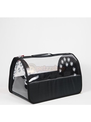 La Vista  Şeffaf Flybag Pet Taşıma Çantası Siyah 26X43X27H cm