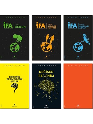 Ifa: Insanın Fabrika Ayarları 1-2-3 (Beden + Ilişkiler ve Stres + Sınırları Aşmak) + Kimsenin Bilemeyeceği Şeyler + Unutulacak Şeyler + Değişen Beynim - Sinan Canan 6 Kitap Set