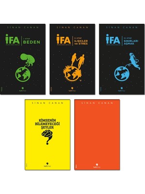 Ifa: Insanın Fabrika Ayarları 1-2-3 (Beden + Ilişkiler ve Stres + Sınırları Aşmak) + Kimsenin Bilemeyeceği Şeyler + Unutulacak Şeyler - Sinan Canan 5 Kitap Set