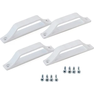 Alm Alüminyum Sineklik D Kol Plastik 4 Adet - Beyaz