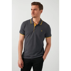 % 100 Pamuk Düğmeli Polo T Shirt Erkek POLO 5902118