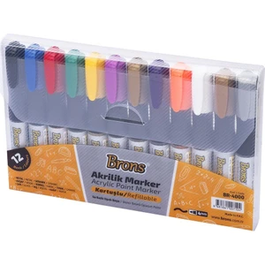 Akrilik Marker Kalem 12'li