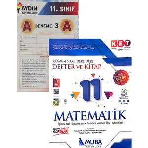 Muba Yayınları 11. Sınıf K.e.t Serisi Matematik Konu Anlatımlı Soru Bankası Yeni Aydın Denemeli