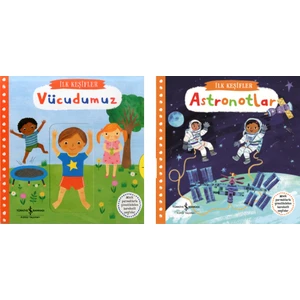 Hareketli Kitaplar 2'li Set - Ilk Keşifler Vücudumuz - Astronotlar