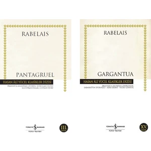 Pantagruel - Gargantua - Rabelais - 2 Kitap Set