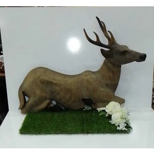 Elif Aksesuar Ahşap Geyik Duvar Dekoru