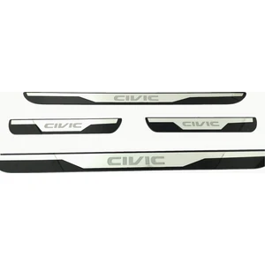 Great Master Honda Civic Fd6 2007-2012 Pleksi Kapı Eşiği Basamak Çıtası Takımı Fd 6 (4 Parça)
