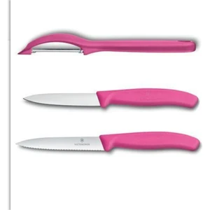 Pembe Soyacak ve Soyma Bıçak Seti
